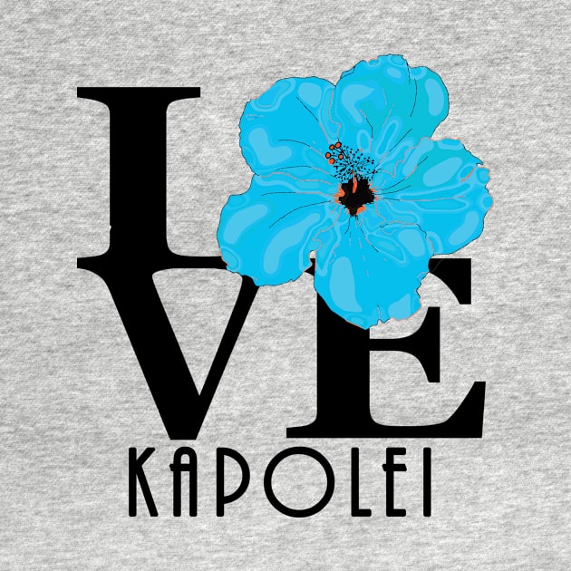 LOVE Kapolei Blue Hibiscus by Hawaii